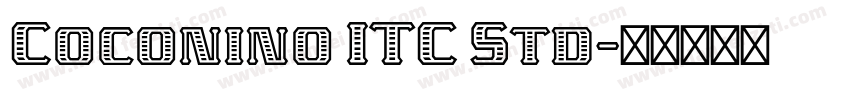 Coconino ITC Std字体转换